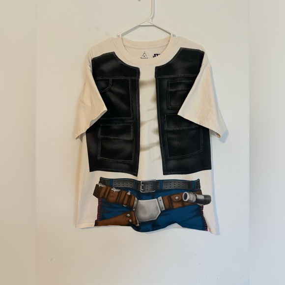 Disneyland Star Wars Han Solo Uniform All Over Front Back T Shirt • Men’s XL - Picture 1 of 7